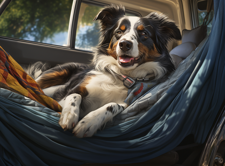 A booster seat and hammock as an alternative to traditional dog car beds